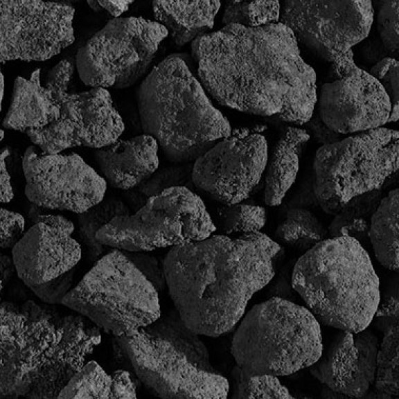 black volcanic lapillo